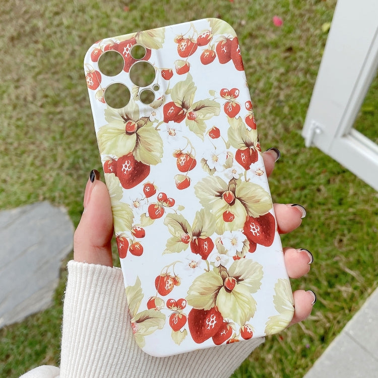 Water Sticker Flower Pattern PC Phone Case, For iPhone 13 Pro Max, For iPhone 13 Pro, For iPhone 13, For iPhone 13 mini