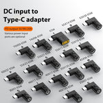 محول طاقة بمدخل DC بقوة 65 واط إلى USB-C / Type-C PD، 7.9x0.9مم، 7.4x0.6مم، لمنفذ لينوفو المربع، 6.5x1.4مم، 6.3x3.0مم، 5.5x2.5مم، 5.5x2.1مم، 5.5x1.7مم، 5.5x1.0مم، 4.8x1.7مم، 4.0x1.7مم، 4.0x13.5مم، 4.5x0.6مم، 3.5x1.35مم، 2.5x0.7مم، 6.0x3.7مم، 3.0x1.1مم