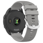 22mm Solid Color Silicone Watch Band, For Garmin Forerunner 265