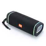 مكبر صوت T&G TG375 محمول خارجي مع إضاءة LED RGB ومضخم صوت بلوتوث لاسلكي، TG375