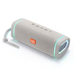 مكبر صوت T&G TG375 محمول خارجي مع إضاءة LED RGB ومضخم صوت بلوتوث لاسلكي، TG375