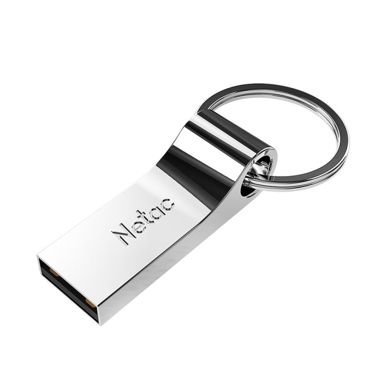 قرص USB 2.0 من الألمنيوم مع تشفير آمن Netac U275 بسعة 64 جيجابايت، 64GB
