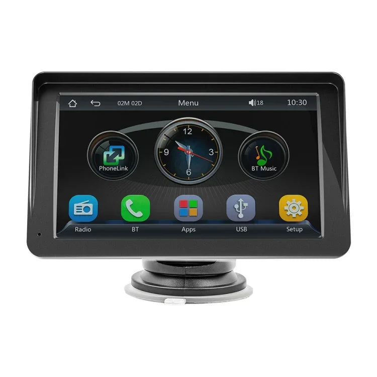 مشغل MP5 للسيارة بشبكة CarPlay لاسلكية 7 بوصة B5300، يدعم اتصال الهاتف المحمول، B5300