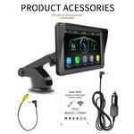 مشغل MP5 للسيارة بشبكة CarPlay لاسلكية 7 بوصة B5300، يدعم اتصال الهاتف المحمول، B5300