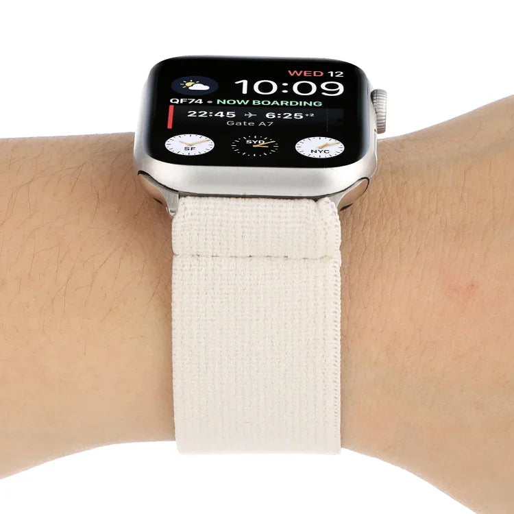 سوار ساعة مضفر من النايلون المرن، لسلسلة Apple Watch 8&7 مقاس 45مم، لسلسلة Apple Watch 8&7 مقاس 41مم