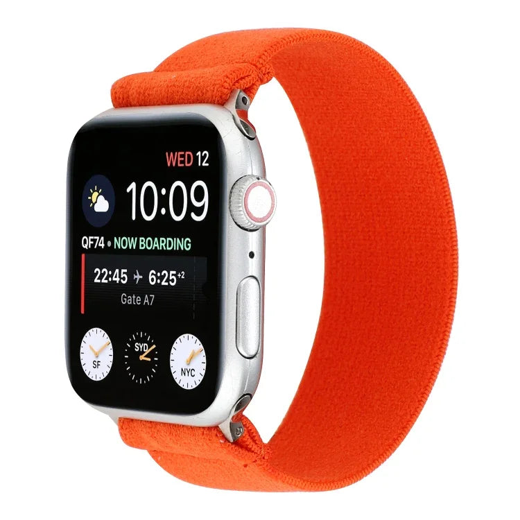 سوار ساعة مضفر من النايلون المرن، لسلسلة Apple Watch 8&7 مقاس 45مم، لسلسلة Apple Watch 8&7 مقاس 41مم