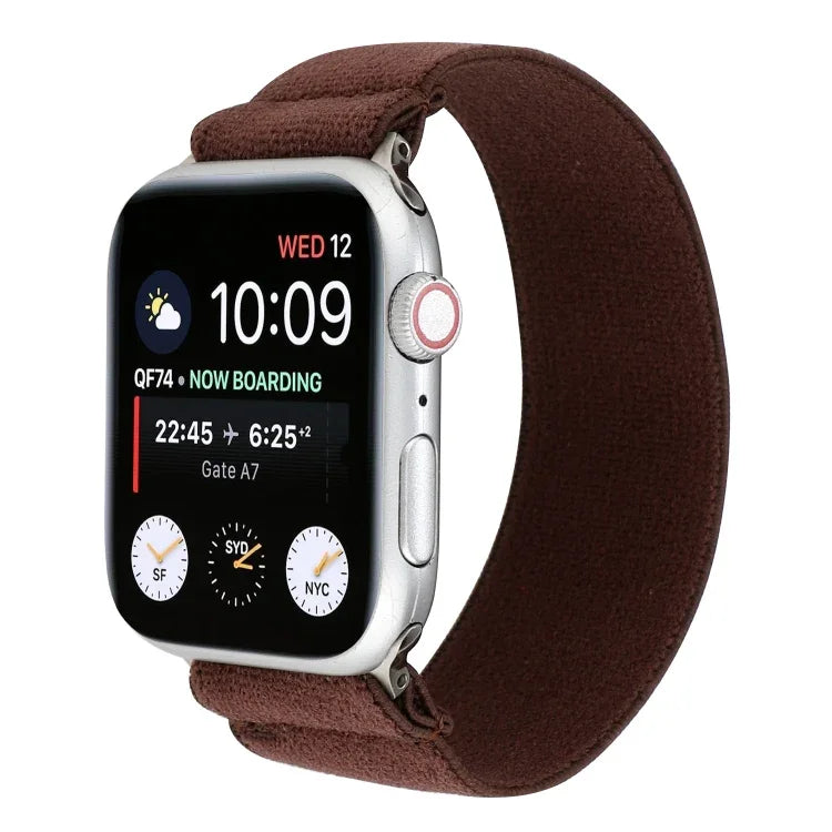 سوار ساعة مضفر من النايلون المرن، لسلسلة Apple Watch 8&7 مقاس 45مم، لسلسلة Apple Watch 8&7 مقاس 41مم
