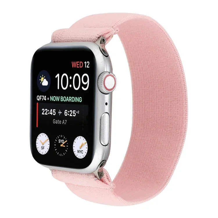سوار ساعة مضفر من النايلون المرن، لسلسلة Apple Watch 8&7 مقاس 45مم، لسلسلة Apple Watch 8&7 مقاس 41مم