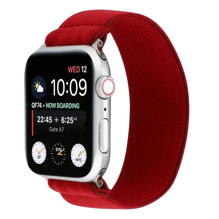 سوار ساعة مضفر من النايلون المرن، لسلسلة Apple Watch 8&7 مقاس 45مم، لسلسلة Apple Watch 8&7 مقاس 41مم