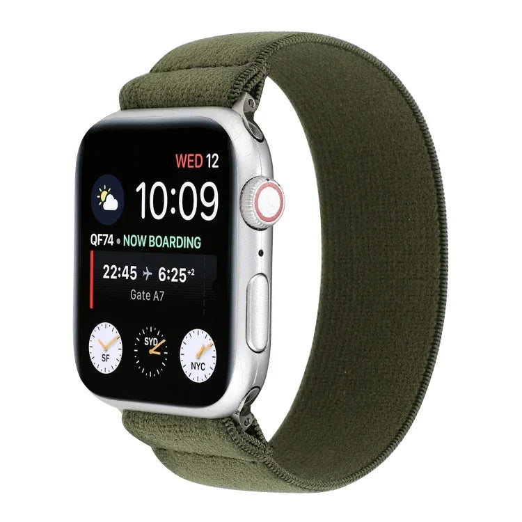 سوار ساعة مضفر من النايلون المرن، لسلسلة Apple Watch 8&7 مقاس 45مم، لسلسلة Apple Watch 8&7 مقاس 41مم