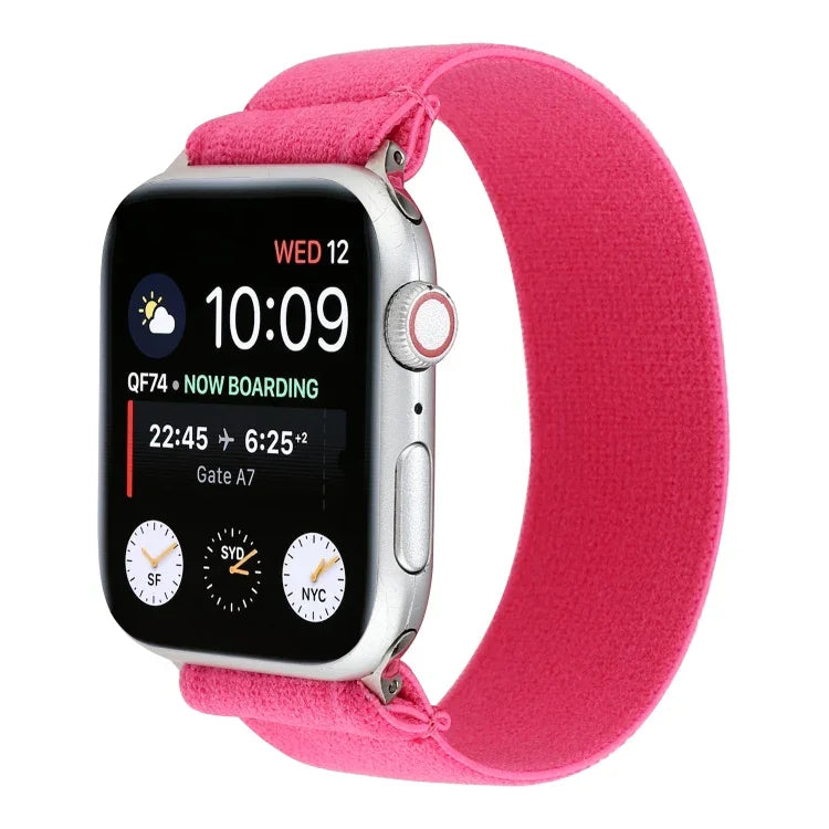 سوار ساعة مضفر من النايلون المرن، لسلسلة Apple Watch 8&7 مقاس 45مم، لسلسلة Apple Watch 8&7 مقاس 41مم