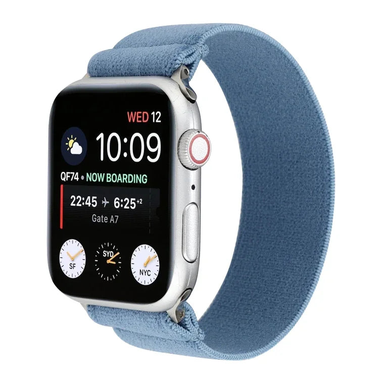 سوار ساعة مضفر من النايلون المرن، لسلسلة Apple Watch 8&7 مقاس 45مم، لسلسلة Apple Watch 8&7 مقاس 41مم