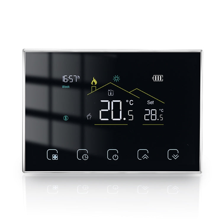 منظم حرارة شاشة LED ذكي لاسلكي BHT-8000RF-VA- GBCW مع واي فاي، المواصفات: كهربائي / تسخين غلاية، تسخين كهربائي، تسخين غلاية كهربائي، تسخين غلاية، تسخين مياه، تسخين كهرمائي، تسخين غلاية مياه