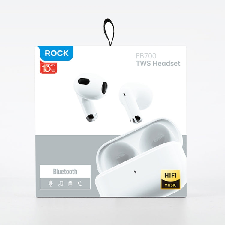 سماعات أذن موسيقية ROCK EB700 TWS بتقنية بلوتوث 5.3 هاي فاي، EB700