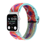 سوار ساعة من النايلون المطاطي مع إبزيم، لسلسلة Apple Watch 8&7 مقاس 45مم، لسلسلة Apple Watch 8&7 مقاس 41مم