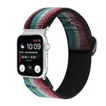 سوار ساعة من النايلون المطاطي مع إبزيم، لسلسلة Apple Watch 8&7 مقاس 45مم، لسلسلة Apple Watch 8&7 مقاس 41مم