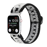 سوار ساعة من النايلون المطاطي مع إبزيم، لسلسلة Apple Watch 8&7 مقاس 45مم، لسلسلة Apple Watch 8&7 مقاس 41مم