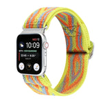 سوار ساعة من النايلون المطاطي مع إبزيم، لسلسلة Apple Watch 8&7 مقاس 45مم، لسلسلة Apple Watch 8&7 مقاس 41مم