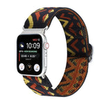 سوار ساعة من النايلون المطاطي مع إبزيم، لسلسلة Apple Watch 8&7 مقاس 45مم، لسلسلة Apple Watch 8&7 مقاس 41مم
