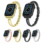 سوار ساعة معدني بسلسلة، لسلسلة Apple Watch 8&7 مقاس 45مم، لسلسلة Apple Watch 8&7 مقاس 41مم