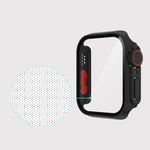 غطاء ساعة من فيلم PC مع زر قابل للفصل، لسلسلة Apple Watch 9 / 8 / 7 مقاس 41مم، لسلسلة Apple Watch SE 2025 / SE 2 / 6 / SE / 5 / 4 مقاس 40مم، لسلسلة Apple Watch SE 2025 / SE 2 / 6 / SE / 5 / 4 مقاس 40مم