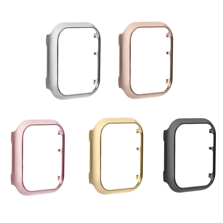غطاء حماية ساعة مجوف بمرآة، لسلسلة Apple Watch 9 / 8 / 7 مقاس 45مم، لسلسلة Apple Watch SE 2025&SE 2&6&SE&5&4 مقاس 44مم، لسلسلة Apple Watch 3&2&1 مقاس 42مم، لسلسلة Apple Watch 9 / 8 / 7 مقاس 41مم، لسلسلة Apple Watch SE 2025&SE 2&6&SE&5&4 مقاس 40مم