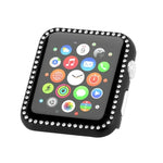 غطاء حماية ساعة من سبائك الألمنيوم الماسي، لسلسلة Apple Watch 9 / 8 / 7 مقاس 45مم، لسلسلة Apple Watch SE 2025&SE 2&6&SE&5&4 مقاس 44مم، لسلسلة Apple Watch 3&2&1 مقاس 42مم، لسلسلة Apple Watch 9 / 8 / 7 مقاس 41مم