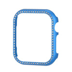 غطاء حماية ساعة من سبائك الألمنيوم الماسي، لسلسلة Apple Watch 9 / 8 / 7 مقاس 45مم، لسلسلة Apple Watch SE 2025&SE 2&6&SE&5&4 مقاس 44مم، لسلسلة Apple Watch 3&2&1 مقاس 42مم، لسلسلة Apple Watch 9 / 8 / 7 مقاس 41مم