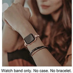 سوار ساعة من الفولاذ المقاوم للصدأ، لساعة Apple Watch Ultra مقاس 49مم / السلسلة 8&7 مقاس 45مم / SE 2&6&SE&5&4 مقاس 44مم / 3&2&1 مقاس 42مم، لساعة Apple Watch السلسلة 8&7 مقاس 41مم / SE 2&6&SE&5&4 مقاس 40مم / 3&2&1 مقاس 38مم