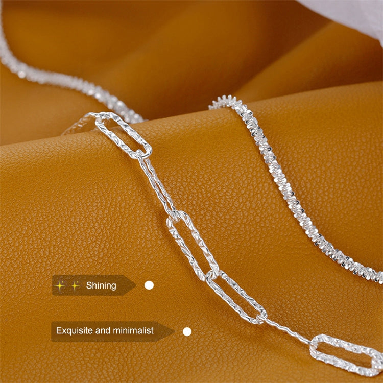 سوار نسائي من الفضة الإسترلينية مزين بزهور الجبسوفيلا، المواصفات: SL0004, SL0004, SL0153, SL0543, SL0490, SL0654, SL0661, SL0754, SL0700, XL0140, JL0004 خلخال
