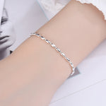 سوار نسائي من الفضة الإسترلينية مزين بزهور الجبسوفيلا، المواصفات: SL0004, SL0004, SL0153, SL0543, SL0490, SL0654, SL0661, SL0754, SL0700, XL0140, JL0004 خلخال