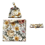 Newborn Baby Three-piece Swaddling Scarf  Cap Headband