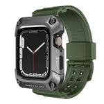 سوار ساعة مدمج من سبيكة + TPU من سلسلة NILLKIN Ruidong، لساعة Apple Watch السلسلة 8&7 مقاس 45مم