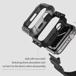 سوار ساعة مدمج من سبيكة + TPU من سلسلة NILLKIN Ruidong، لساعة Apple Watch السلسلة 8&7 مقاس 45مم