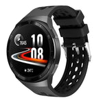 Solid Color Round Hole Silicone Watch Band, For Huawei Watch GT 2e
