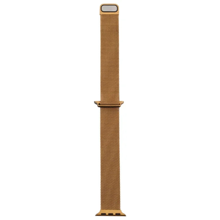 سوار ساعة ميلانيزي متدرج من فولاذ مقاوم للصدأ، لسلسلة Apple Watch 7 مقاس 41مم / 6 & SE & 5 & 4 مقاس 40مم / 3 & 2 & 1 مقاس 38مم، لسلسلة Apple Watch Ultra مقاس 49مم / سلسلة 8&7 مقاس 45مم / SE 2&6&SE&5&4 مقاس 44مم / 3&2&1 مقاس 42مم