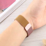 سوار ساعة ميلانيزي متدرج من فولاذ مقاوم للصدأ، لسلسلة Apple Watch 7 مقاس 41مم / 6 & SE & 5 & 4 مقاس 40مم / 3 & 2 & 1 مقاس 38مم، لسلسلة Apple Watch Ultra مقاس 49مم / سلسلة 8&7 مقاس 45مم / SE 2&6&SE&5&4 مقاس 44مم / 3&2&1 مقاس 42مم