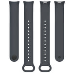 Solid Color Stainless Steel Plug Replacement Watch Band, For Xiaomi Mi Band 8