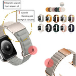 سوار ساعة مع إبزيم عكسي مغناطيسي، لساعة Apple Watch السلسلة 8&7 مقاس 41مم، لساعة Apple Watch السلسلة 8&7 مقاس 45مم