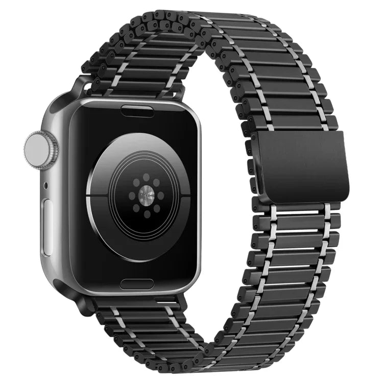 سوار ساعة من الفولاذ المقاوم للصدأ مغناطيسي بسلسلة، لساعة Apple Watch السلسلة 8&7 مقاس 41مم / SE 2&6&SE&5&4 مقاس 40مم / 3&2&1 مقاس 38مم، لساعة Apple Watch Ultra مقاس 49مم / السلسلة 8&7 مقاس 45مم / SE 2&6&SE&5&4 مقاس 44مم / 3&2&1 مقاس 42مم