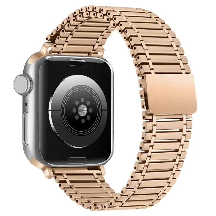 سوار ساعة من الفولاذ المقاوم للصدأ مغناطيسي بسلسلة، لساعة Apple Watch السلسلة 8&7 مقاس 41مم / SE 2&6&SE&5&4 مقاس 40مم / 3&2&1 مقاس 38مم، لساعة Apple Watch Ultra مقاس 49مم / السلسلة 8&7 مقاس 45مم / SE 2&6&SE&5&4 مقاس 44مم / 3&2&1 مقاس 42مم