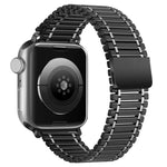 سوار ساعة من الفولاذ المقاوم للصدأ مغناطيسي بسلسلة، لساعة Apple Watch السلسلة 8&7 مقاس 41مم / SE 2&6&SE&5&4 مقاس 40مم / 3&2&1 مقاس 38مم، لساعة Apple Watch Ultra مقاس 49مم / السلسلة 8&7 مقاس 45مم / SE 2&6&SE&5&4 مقاس 44مم / 3&2&1 مقاس 42مم