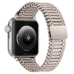 سوار ساعة من الفولاذ المقاوم للصدأ مغناطيسي بسلسلة، لساعة Apple Watch السلسلة 8&7 مقاس 41مم / SE 2&6&SE&5&4 مقاس 40مم / 3&2&1 مقاس 38مم، لساعة Apple Watch Ultra مقاس 49مم / السلسلة 8&7 مقاس 45مم / SE 2&6&SE&5&4 مقاس 44مم / 3&2&1 مقاس 42مم
