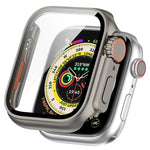 غطاء حماية مدمج مع فيلم مقسى + PC، لساعة Apple Watch السلسلة SE 2 / 6 / SE / 5 / 4 مقاس 40مم، لساعة Apple Watch السلسلة 9 / 8 / 7 مقاس 41مم، لساعة Apple Watch السلسلة SE 2 / 6 / SE / 5 / 4 مقاس 44مم، لساعة Apple Watch السلسلة 9 / 8 / 7 مقاس 45مم