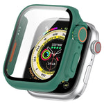 غطاء حماية مدمج مع فيلم مقسى + PC، لساعة Apple Watch السلسلة SE 2 / 6 / SE / 5 / 4 مقاس 40مم، لساعة Apple Watch السلسلة 9 / 8 / 7 مقاس 41مم، لساعة Apple Watch السلسلة SE 2 / 6 / SE / 5 / 4 مقاس 44مم، لساعة Apple Watch السلسلة 9 / 8 / 7 مقاس 45مم