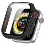 غطاء حماية مدمج مع فيلم مقسى + PC، لساعة Apple Watch السلسلة SE 2 / 6 / SE / 5 / 4 مقاس 40مم، لساعة Apple Watch السلسلة 9 / 8 / 7 مقاس 41مم، لساعة Apple Watch السلسلة SE 2 / 6 / SE / 5 / 4 مقاس 44مم، لساعة Apple Watch السلسلة 9 / 8 / 7 مقاس 45مم