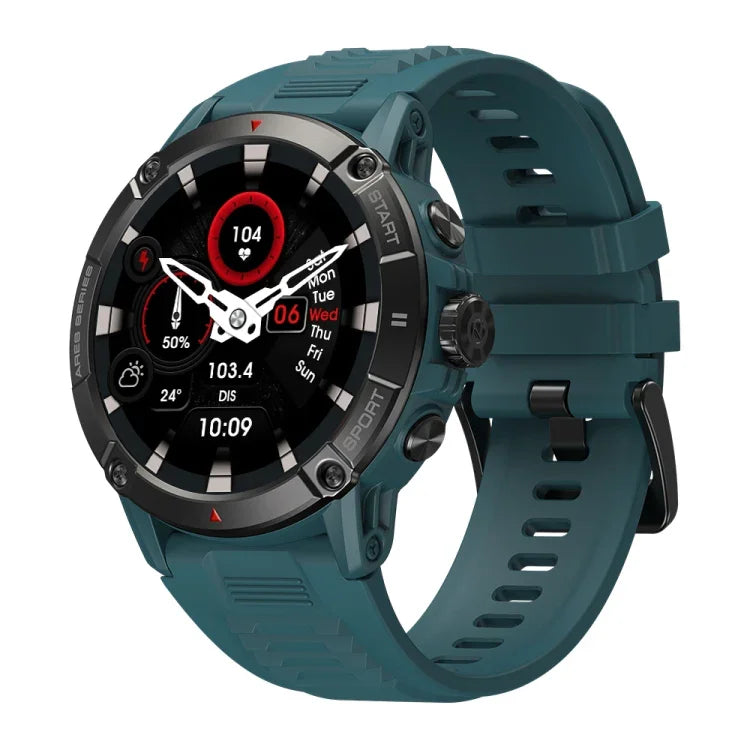 ساعة ذكية Zeblaze Ares 3 بشاشة IPS بقياس 1.52 بوصة تدعم مراقبة الصحة / المكالمات الصوتية