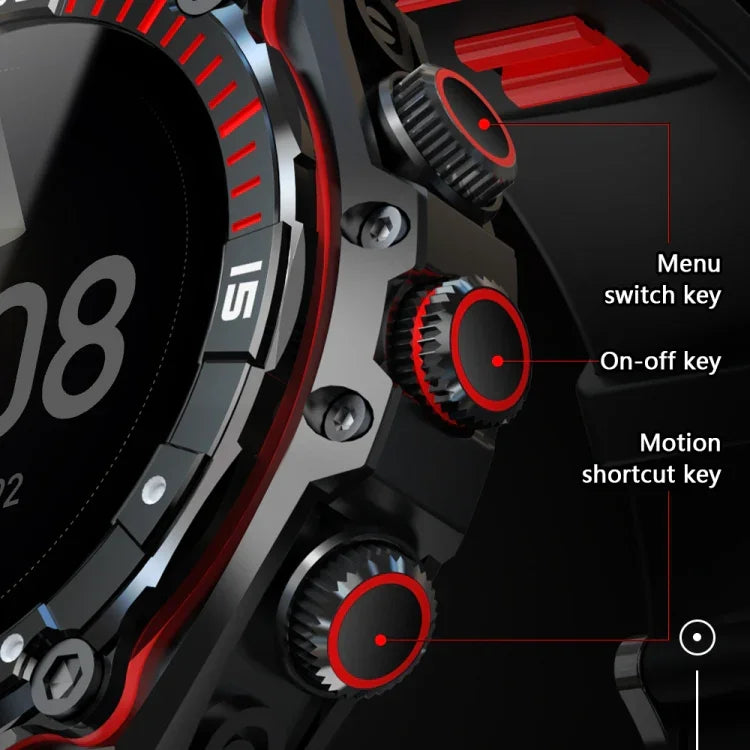 ساعة ذكية CT18 بشاشة AMOLED بقياس 1.43 بوصة تدعم المكالمات عبر البلوتوث / كشف نسبة الأكسجين في الدم