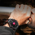 ساعة ذكية CT18 بشاشة AMOLED بقياس 1.43 بوصة تدعم المكالمات عبر البلوتوث / كشف نسبة الأكسجين في الدم