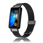 16mm Milan Stainless Steel Metal Mesh Watch Band, For Huawei Band 8